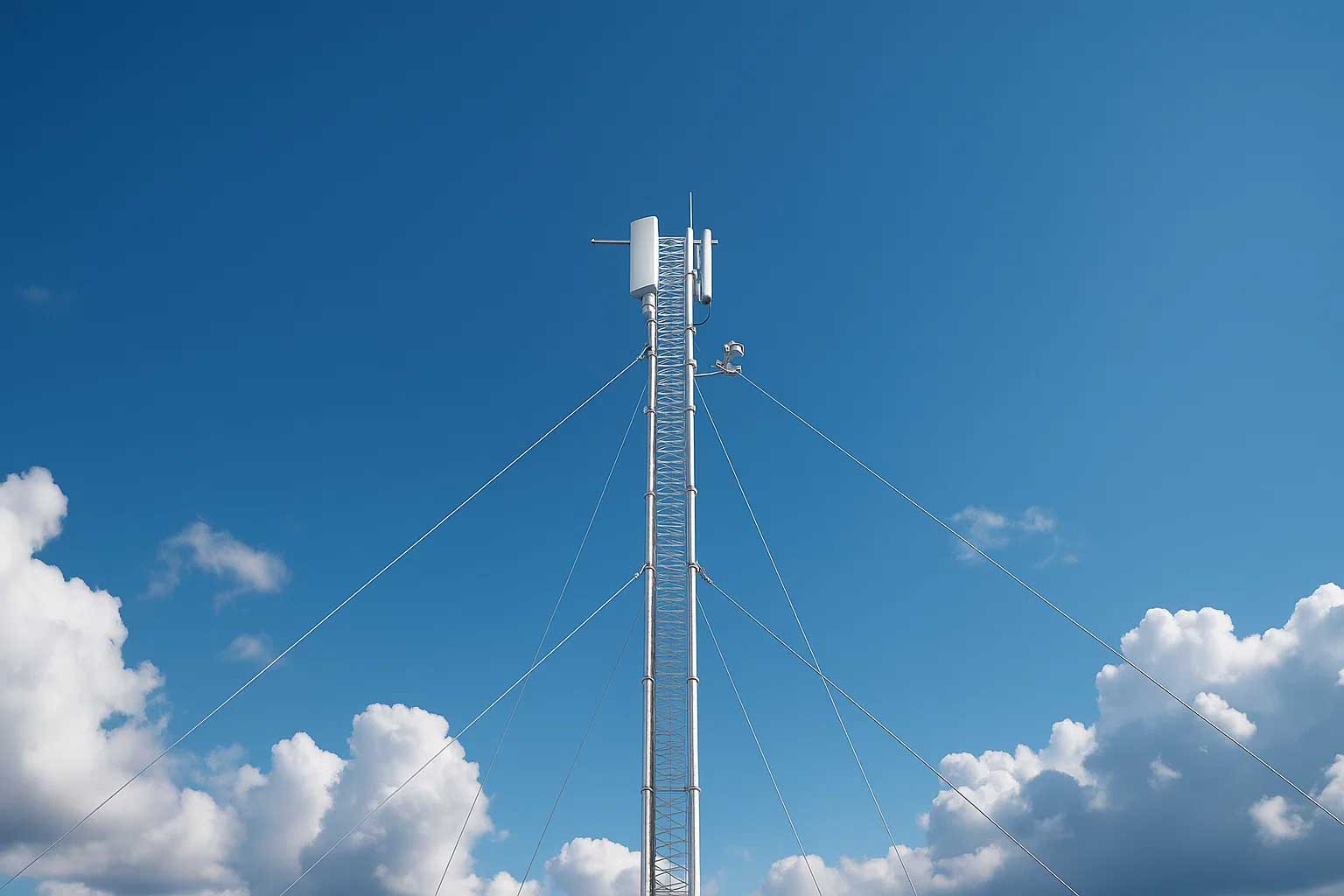 Horní část telekomunikačního stožáru
